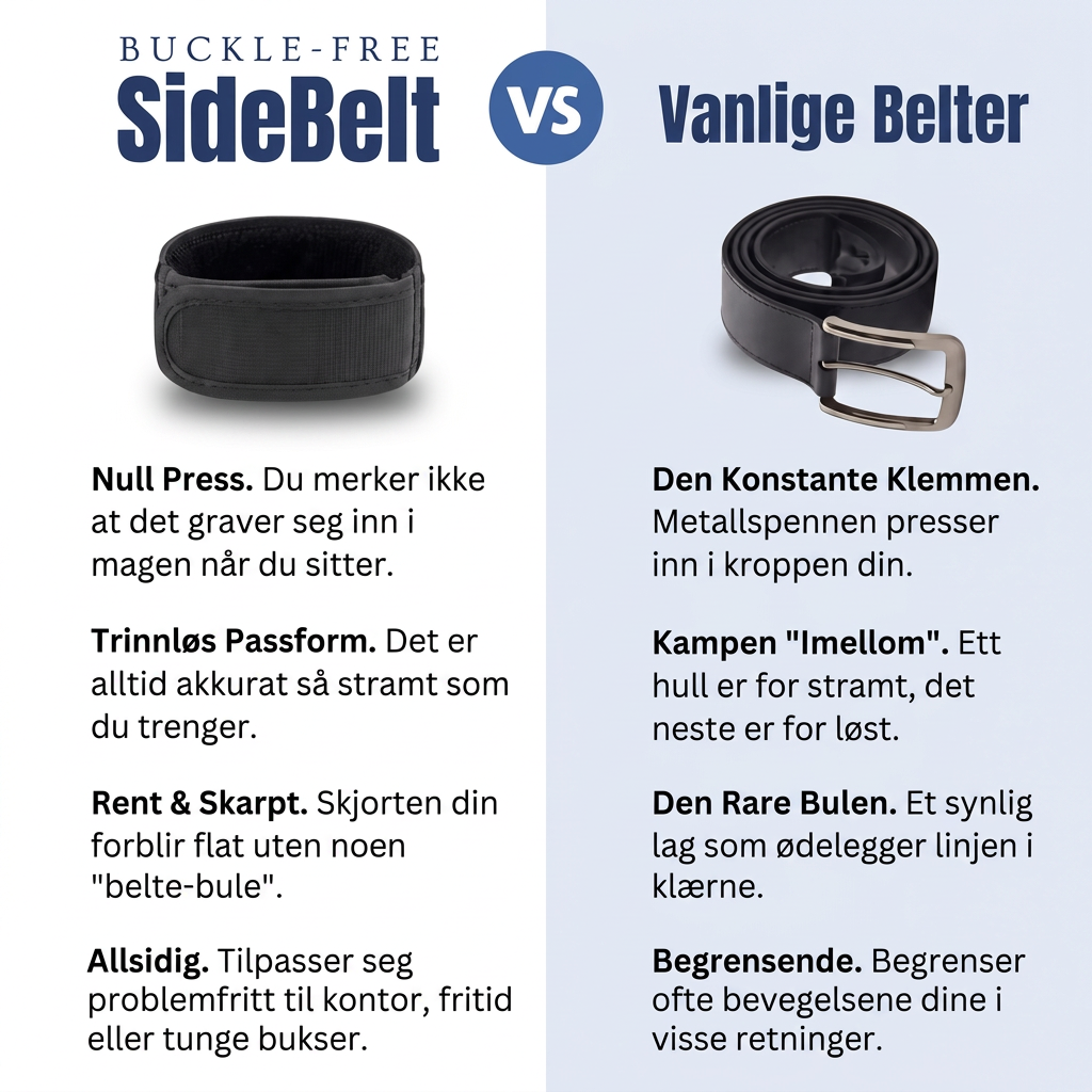 Beltet uten press